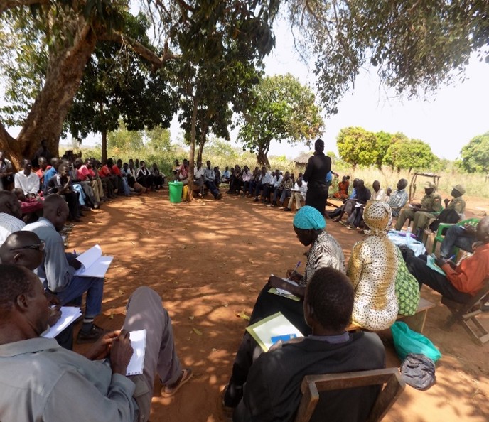 Community sensitization on land rights of women